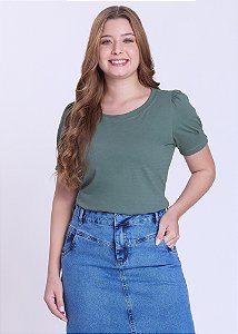 Blusa Jade Malha Verde Hapuk