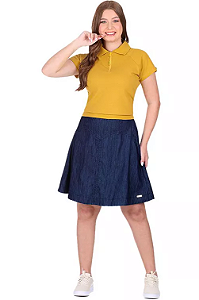 Saia Aracely Jeans Escuro Hapuk