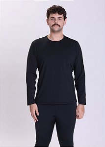 Blusa Térmica Masculina Otávio Preta Hapuk