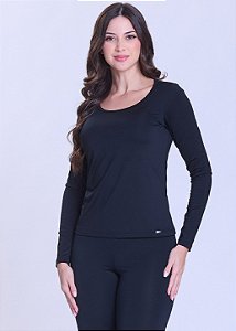 Blusa Térmica Matilde Preta Hapuk