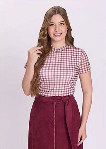 Blusa Gabriela Bordô Hapuk