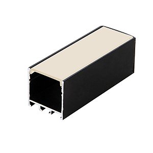 Perfil Alumínio Sobrepor p/ fita LED 35x35 barra de 2 metros
