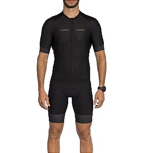Camisa de Ciclismo Woom Carbon Black Legend Masculina 2023