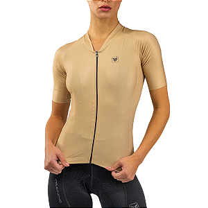 Camisa de Ciclismo Feminina Free Force Sand (Areia)