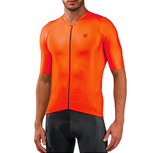 Camisa de Ciclismo Masculina Free Force Orange