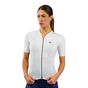 Camisa de Ciclismo Free Force Trainning Branca Feminina