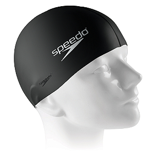 Touca Silicone Lisa Preta Speedo