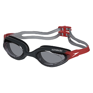 Óculos Natação Speedo Hydrovision Vermelho Lente Fumê