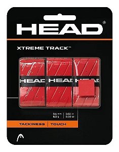 Overgrip Head Xtreme Track Vermelho - Kit 3 unidades