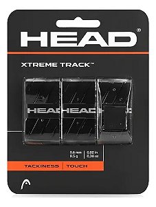 Overgrip Head Xtreme Track Preto - Kit 3 unidades