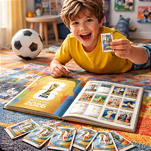 12 Envelopes Figurinhas Copa do Mundo 26 - 84 Figurinhas Total