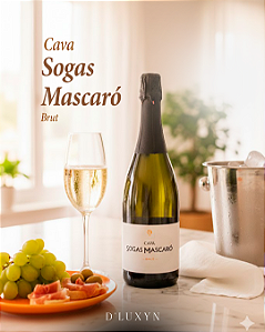 Cava Brut - Espumante Sogas Mascaró Catalunha