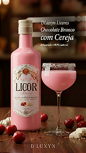 Licor Fino de Cereja c/ Chocolate Branco
