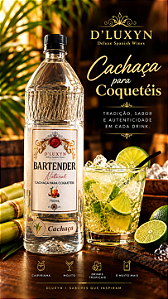Caixa c/ 06 Cachaça p/ Coquetéis REFIL 02 Litros
