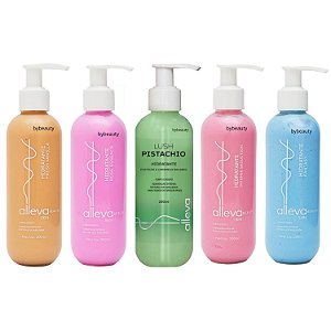 Hidratante Corpo e Rosto 200ml Creme Toque Aveludado Alleva