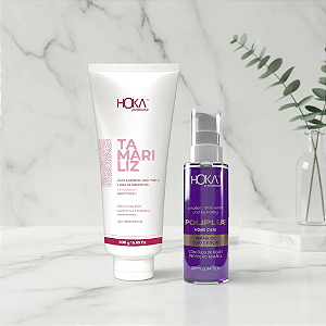Máscara Pós Química Tamariliz 500g + Óleo de Açaí Reparador de Pontas 30ml Hoka