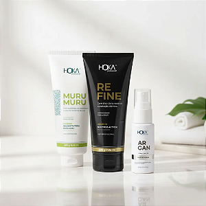 Máscara Murumuru 470g + Leave-in Multiple Action 200g + Óleo De Argan 30ml Hoka