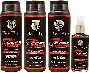 Kit Carvão Ativado Ccrp Turbo 300ml Robson Peluquero