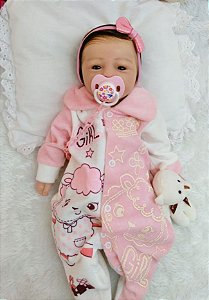 Bebê Aline - Silicone Sólido