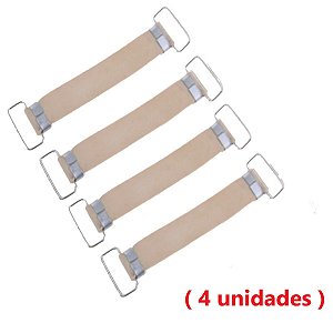 Cinta Fita Borracha Presilha Baterias Motos( 4 Unidades )