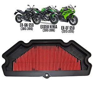 Filtro De Ar Er6n Er6f Ninja 650 2013 a 2016