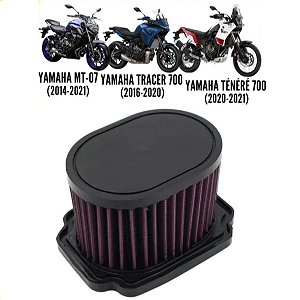 Filtro De Ar Lavável Yamaha Mt 07 Tracer 700 Ténéré 700