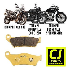 Pastilha Freio Tiger Triumph 800 2018-2020 Diant Cerâmica