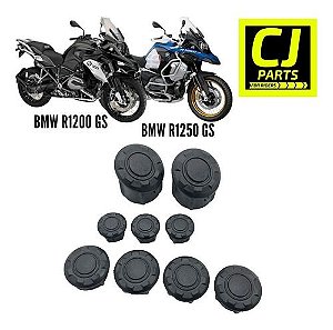 Kit Tampas Quadro Bmw R1200gs R1250gs S/logo Gs (9 Peças)