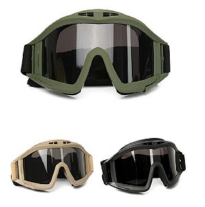 Oculos Táticos Militar Airsoft PaintBall Aventura (1 lente)