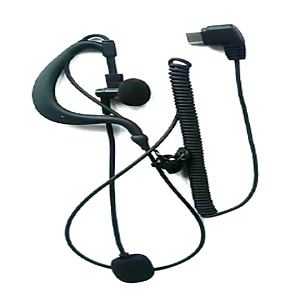 Fone Ouvido Árbitro Futebol comunicador V4Plus Tipo C Espiral