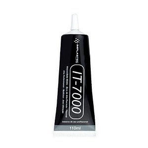 Cola Adesiva Multiuso Implastec IT-7000, 110ml, Preta