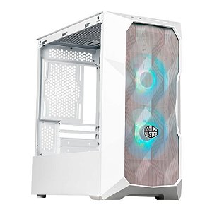 Gabinete Cooler Master Masterbox TD300 Mesh, ARGB, Mid-Tower, Lateral de Vidro Temperado, Branco, TD300-WGNN-S00