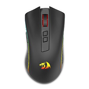 Mouse Redragon Cobra Pro, RGB, USB, Wireless, 16000 DPI, 8 Botões Programáveis, Preto, M711-PRO