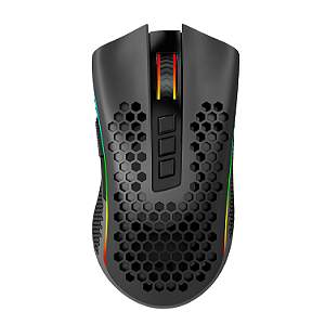 Mouse Redragon Storm Pro, RGB, USB, Wireless, 16000 DPI, 8 Botões Programáveis, Preto, M808-KS
