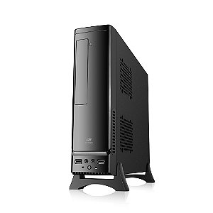 Gabinete C3Tech DT-100V2BK, Slim Tower, Fonte PS-200SFX, Preto