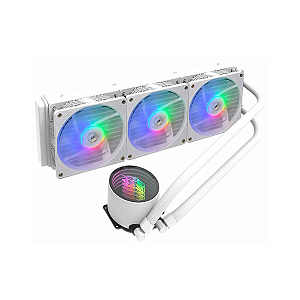Water Cooler K-Mex Multicolor Branco, RGB, 360mm, WACT