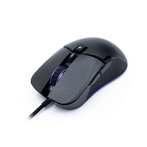 Mouse C3Tech Vector, RGB, USB, 6400DPI, 7 Botões, Preto, MG-320BK