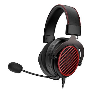 Headset Redragon Luna, P3 3.5mm e Adaptadores, Drivers de 53mm, Open Back, Microfone Removível, Preto, H540