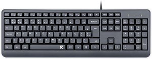 Teclado Membrana Redragon Office, Preto, BK-7092 PT