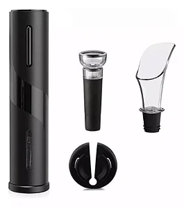 Kit Abridor de Vinho Automático – Saca-Rolhas Elétrico com Design Elegante
