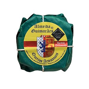 Queijo Artesanal Hortelã Defumado Almeida Guimarães Aprox. 500gr
