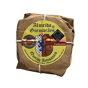 Queijo Artesanal Tradicional Almeida Guimarães Aprox. 500gr