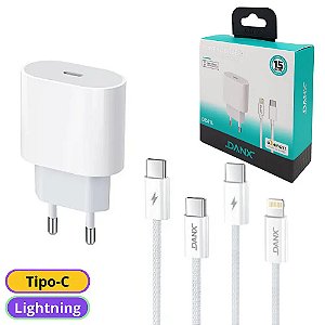 Kit Carregador Turbo 20w Danx Anatel