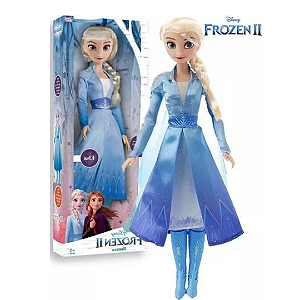 Boneca Princesa Elsa 50 cm - Frozen Disney Baby brink