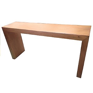 Aparador em U de tabua de peroba rosa