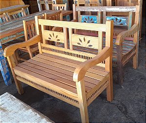 Namoradeira de viga de peroba rosa