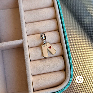 BERLOQUE CALÇA CORAÇÃO - PINGENTE EM AÇO INOX