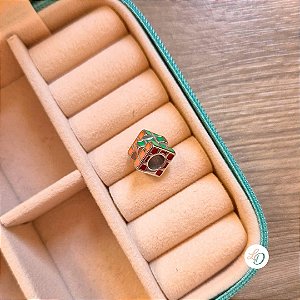 BERLOQUE CUBO MÁGICO - PINGENTE EM AÇO INOX