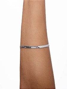 Pulseira banho de prata FITA