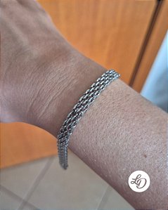 Pulseira aço inox ESTEIRA